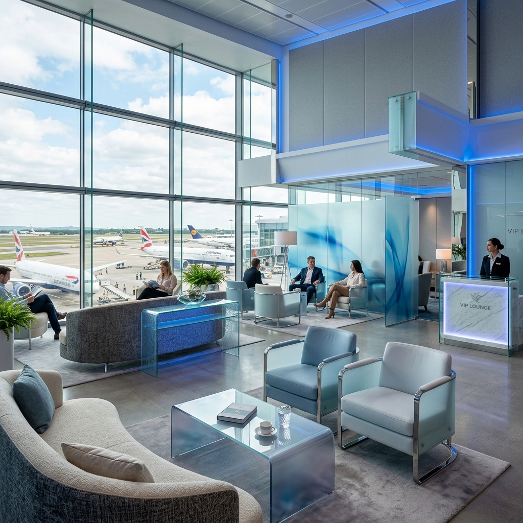 Interior de Sala VIP en Aeropuerto Tocumen